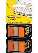 Index POST-IT dubbelpack 2x50flik orange
