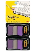 Index POST-IT dubbelpack 2x50 flik, lila