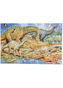 Golvpussel dinosaurier 60x40cm