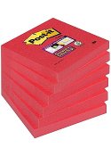 Notes POST-IT Super Sticky 76x76mm röd