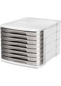 Blankettbox CEP 8 lådor grå