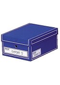 Arkivbox mlock A4 350x255x155mm blå (10)