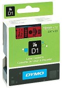 Tape DYMO D1 19mm Svart på Röd