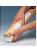 Papptub vikbar 60x860mm brun (20)