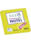Notes Stick'n Notes 76x76mm lime
