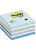 Notes POST-IT Kub 76x76mm blå/vit