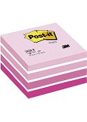 Notes POST-IT Kub 76x76mm rosa/vit