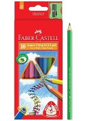 Färgp. FABER-CASTELL Triangular (10)