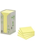 Notes POST-IT 100%recycl 76x76 gul (16)