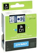 Tape DYMO D1 19mm blå på vit