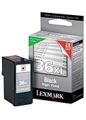 Bläckpatron LEXMARK 18C2170E svart XL