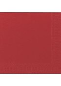 Servett 3-lags 40x40cm röd (125)