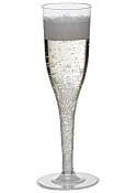 Plastglas champagne lös fot 13,5cl (12)