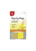Index Pop-up flags 45x25mm lemon 50bl