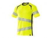 Varsel t-shirt Accelerate Kl 2 gul 2XL