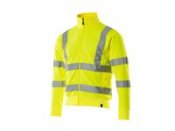 Sweatshirt Med Blixtlås Hi-Vis Gul 2XL