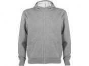 Hoodie zip ROLY Montblanc uni gråmel 2XL