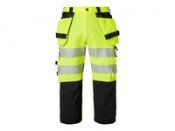 Hantverksbyxa 3/4 stretch varsel kl2 C52