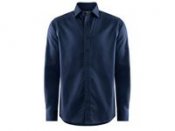 Skjorta BERKELEY Plainton tail marin L