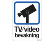 Skylt TV/video148x210mm