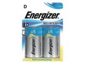 Energizer Batteri Advanced D (fp om 2 st)