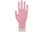 Handske nitril puderfri rosa XL 100/FP
