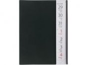 Stor Veckokalender plast Svart - 1106