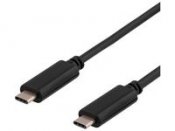 Kabel DELTACO USB-C C 2m Svart