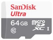 Minneskort SANDISK MicroSD 64GB Ultra