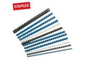 Plastspiral STAPLES 12mm svart 100/FP