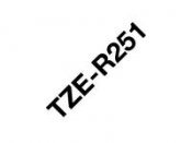 Tape BROTHER Tze-R251 24mm Svart på Vit