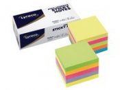 Notes LYRECO prem 75x75mm gul 12/FP