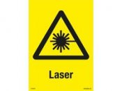 Skylt Laser A4 Plast