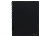 Kollegieblock BANTEX A5 PP  linj svart