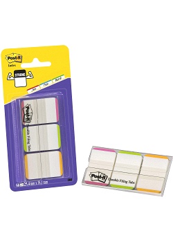 Index POST-IT Strong lj-färg m.skrivfält