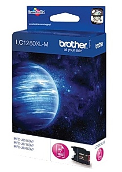 Bläckpatron BROTHER LC1280XLM magenta