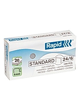 Häftklammer RAPID 24/6 galv (1000)