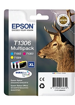 Bläckpatron EPSON C13T13064010 3-färger
