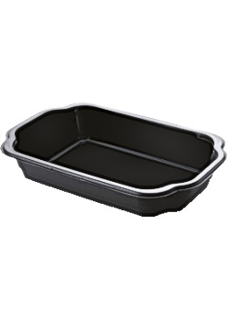 Duniform 1-fack takeaway PP svart (246)