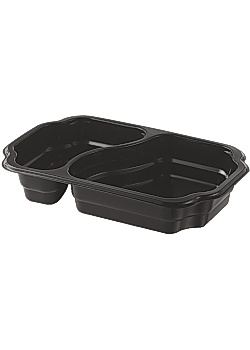 Duniform 2-fack takeaway PP svart (246)
