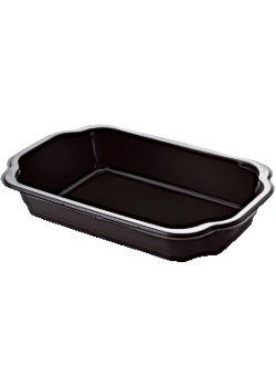 Duniform 1-fack takeaway PP svart (228)