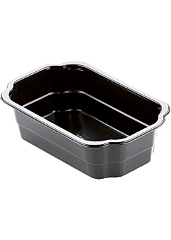 Duniform 1-fack takeaway PP svart (220)