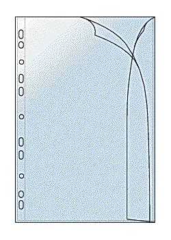 Plastficka Mapp A4 0,12mm neutral (100)