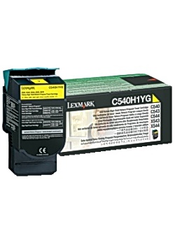 Toner LEXMARK C540H1YG gul
