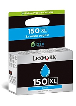 Bläckpatron LEXMARK 14N1615E cyan