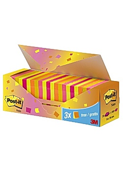 Notes POST-IT Värdepack 76x76 mm (24)
