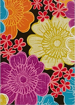 Presentpapper 57cmx154m Flowers