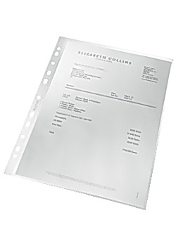 Plastficka recycled A4 0,09 (100)