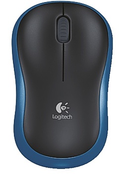 Mus LOGITECH M185 trådlös blå