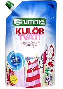 Tvättmedel GRUMME Tvättsåpa kulör 0,8L